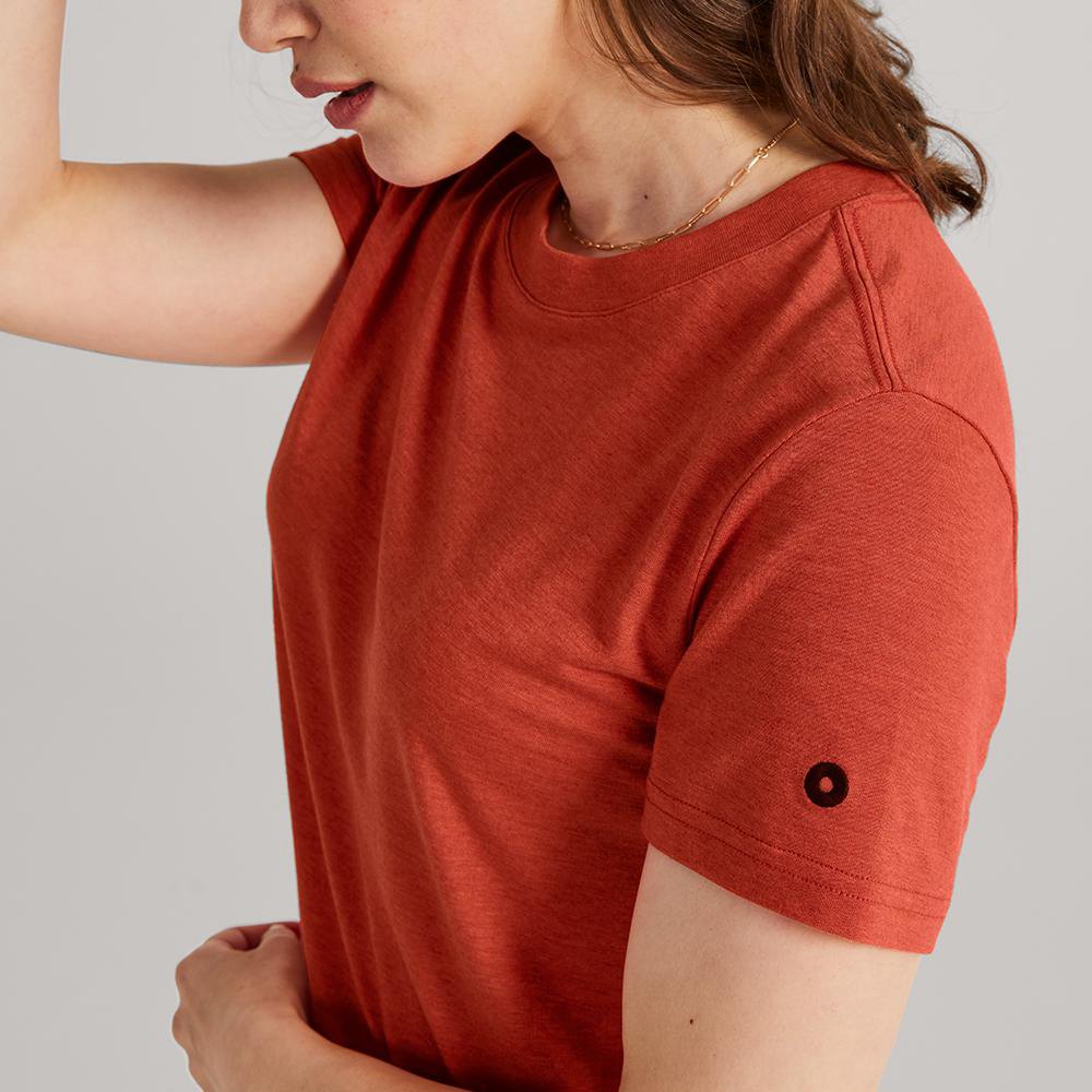 Allbirds Women\'s TrinoXO™ Classic Fit - T-Shirt Red - OXY962713